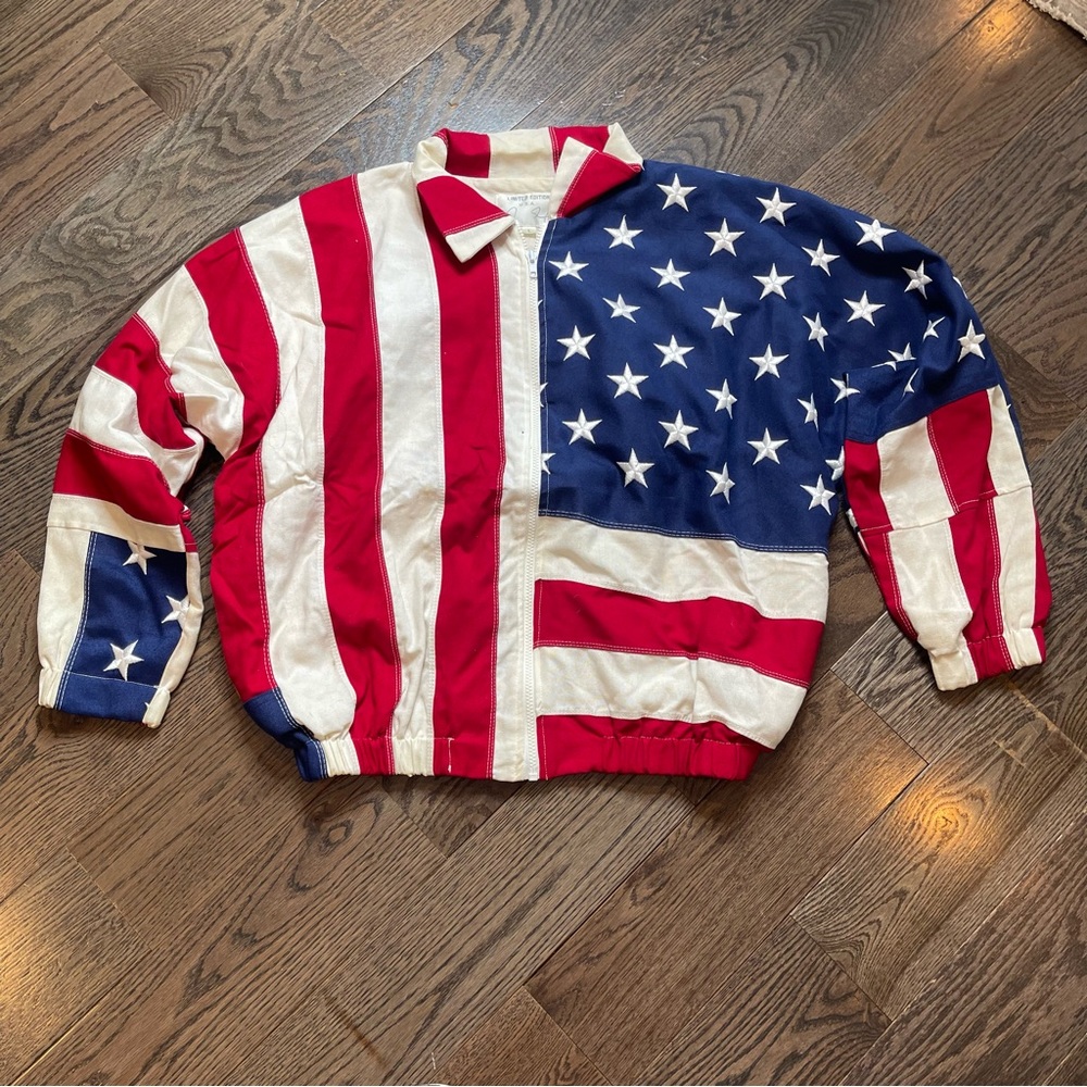 Vintage USA Flag jacket